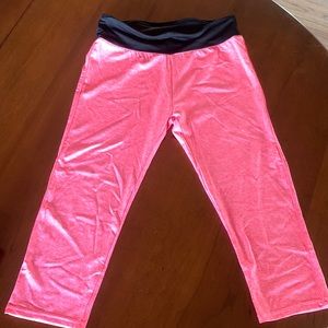 Neon Capri Running Tights